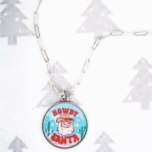 Howdy Santa Necklace